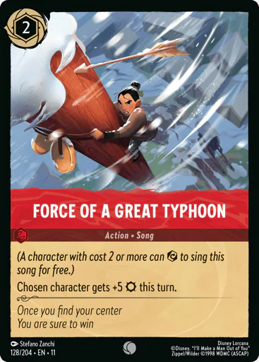 Force of a Great Typhoon