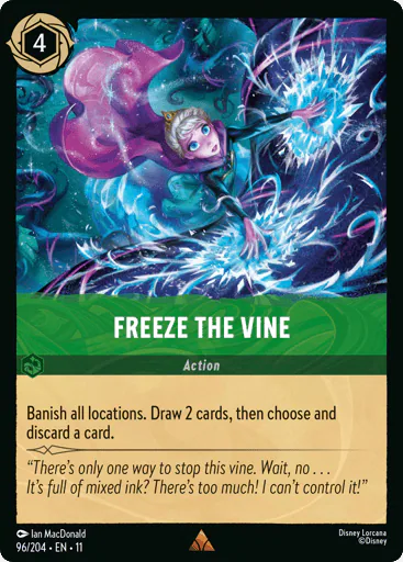 Freeze the Vine