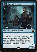 Delver of Secrets // Insectile Aberration