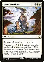 Planar Outburst