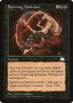 Spinning Darkness