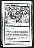 Krosan Adaptation