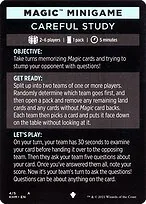 Careful Study (minigame) // Careful Study (cont'd)