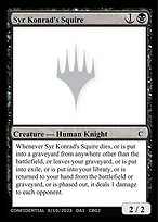 Syr Konrad's Squire