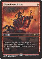 Gleeful Demolition