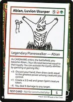 Abian, Luvion Usurper