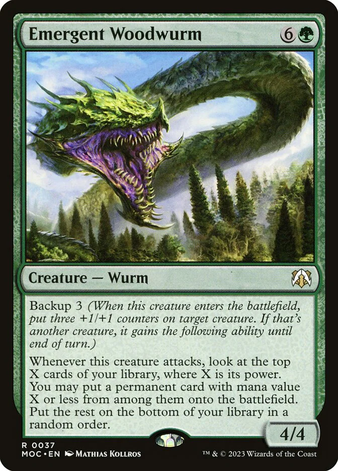 Emergent Woodwurm
