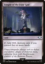 Temple of the False God