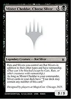 Mister Cheddar, Cheese Sliver