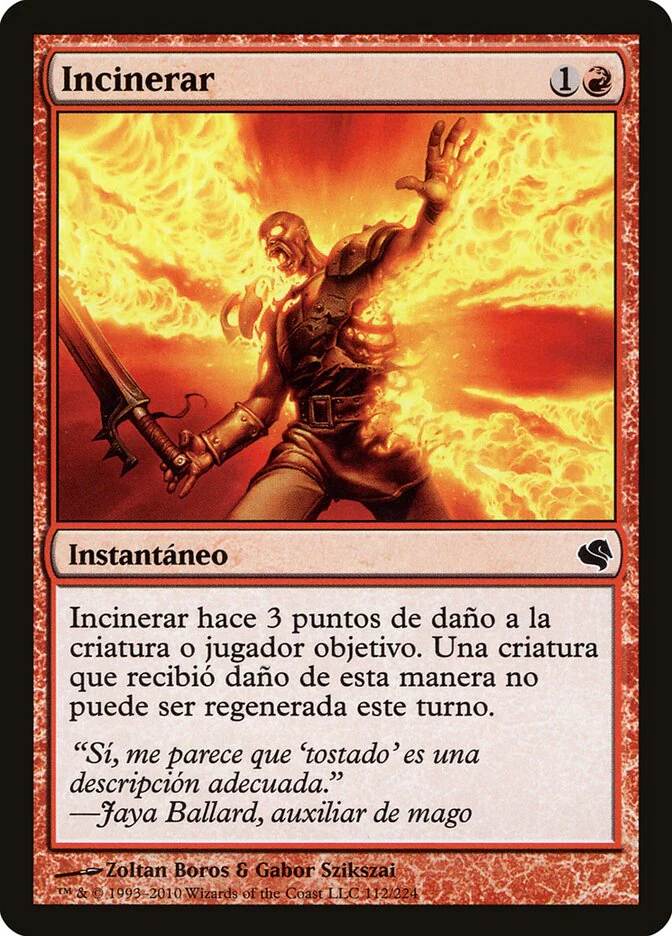 Incinerate