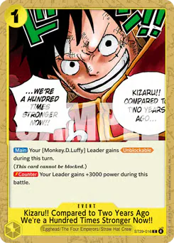 Kizaru!! Compared to Two Years Ago We're a Hundred Times Stronger Now!!