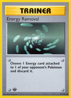 Energy Removal