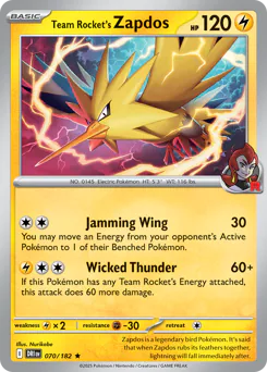 Team Rocket's Zapdos