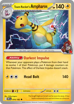 Team Rocket's Ampharos