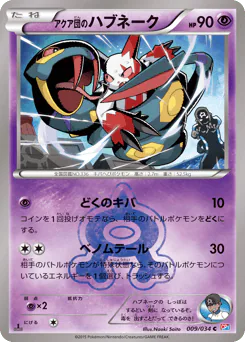 Team Aqua's Seviper (アクア団のハブネーク)