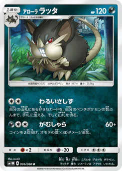 Alolan Raticate (アローラ ラッタ)