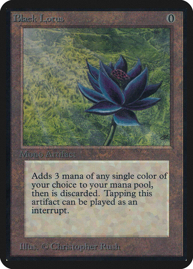 Black Lotus Magic card