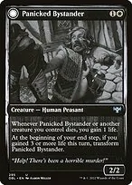 Panicked Bystander // Cackling Culprit