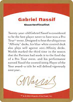Gabriel Nassif Bio