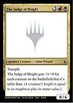 The Judge of Height