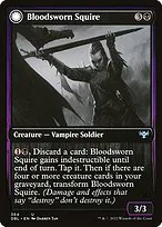 Bloodsworn Squire // Bloodsworn Knight
