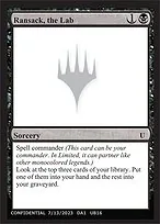 Ransack, the Lab