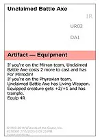 Unclaimed Battle Axe