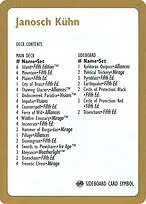 Janosch Kühn Decklist 1997