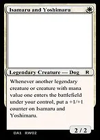 Isamaru and Yoshimaru