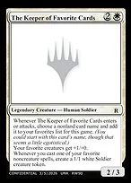 The Keeper of Favorite Cards