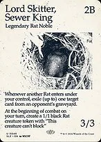 Lord Skitter, Sewer King