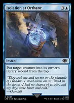 Isolation at Orthanc
