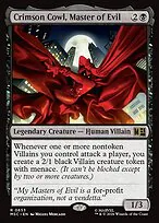 Crimson Cowl, Master of Evil