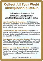 2000 World Championships Ad