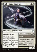 Quill-Blade Laureate // Twofold Intent