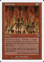 Incinerate