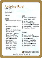 Antoine Ruel Decklist