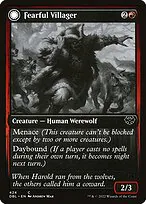 Fearful Villager // Fearsome Werewolf