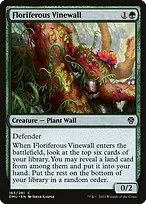 Floriferous Vinewall