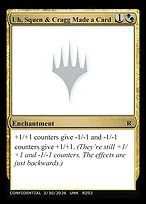 Uh, Squen & Cragg Made a Card