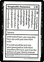 Yawgmoth's Testament