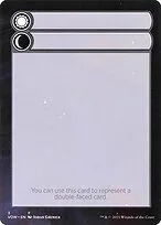 Double-Faced Substitute Card