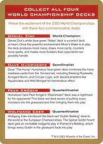 2003 World Championships Ad