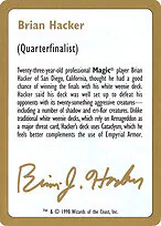 Brian Hacker Bio