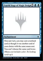 Fourth Stage of Magic Design