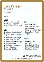Jon Finkel Decklist