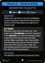 Booster Sleuth // Booster Sleuth (cont'd)