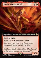 Sabin, Master Monk