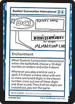 Duelists' Convocation International
