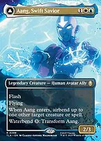 Aang, Swift Savior // Aang and La, Ocean's Fury